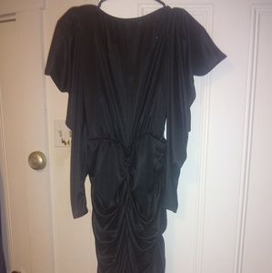 Black cocktail dress